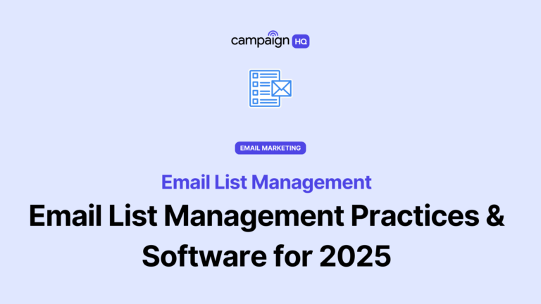 10 Email List Management Practices and Software for 2025