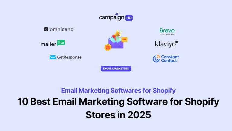 10 Best Email Marketing Softwares for Shopify Stores in 2025 (Tested & Ranked)